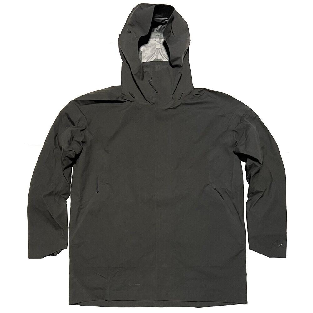 Viev Gore-Tex Gemma Mid-Length Hooded Jacket Rain Coat Womens Size L Large NWOT